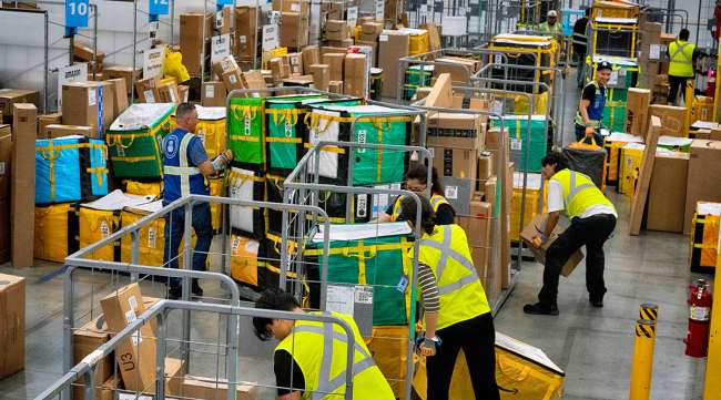 Amazon workers Amazon workers