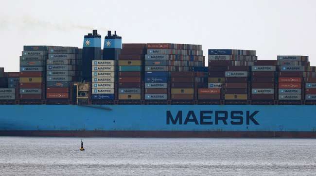Maersk containership Maersk containership